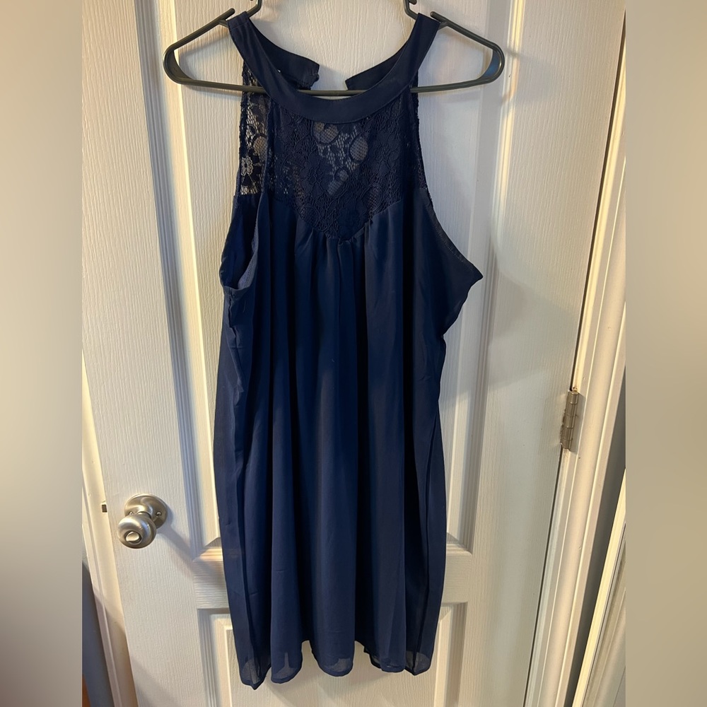 Navy blue dress